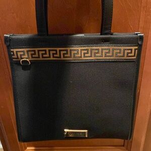 Versace Black and Gold Bag